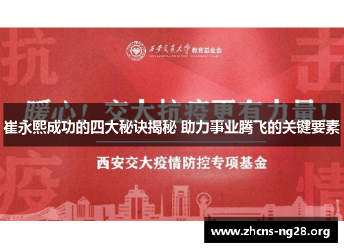 崔永熙成功的四大秘诀揭秘 助力事业腾飞的关键要素